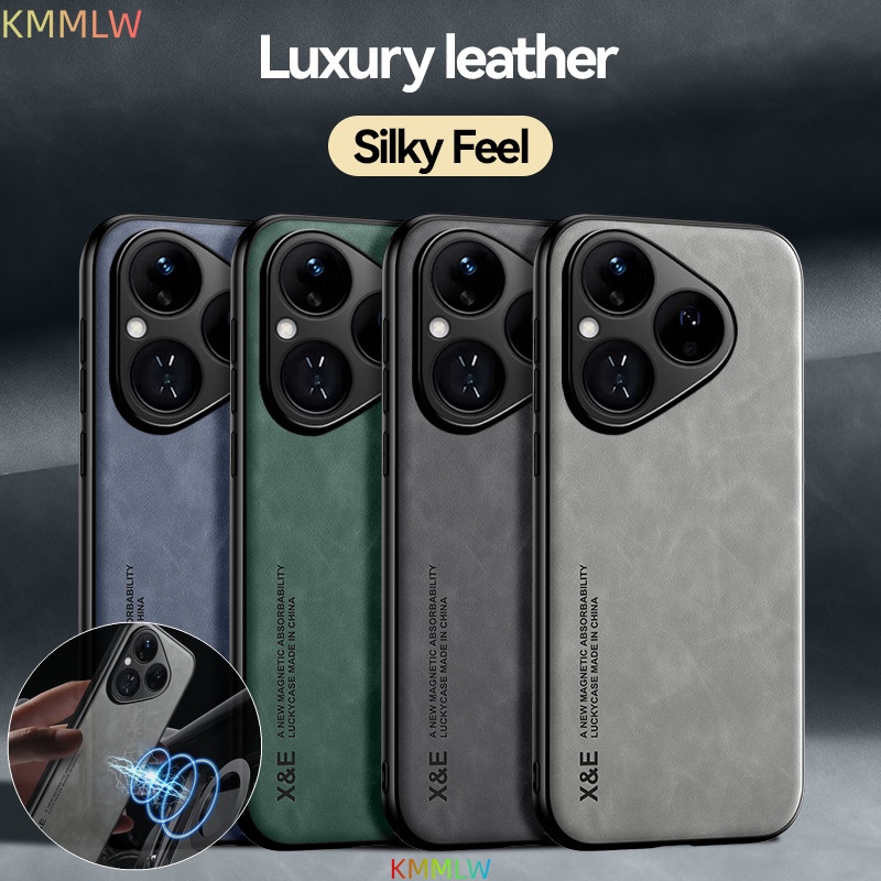 Huawei Pura 70 - Luxury Leather Case For Huawei Pura