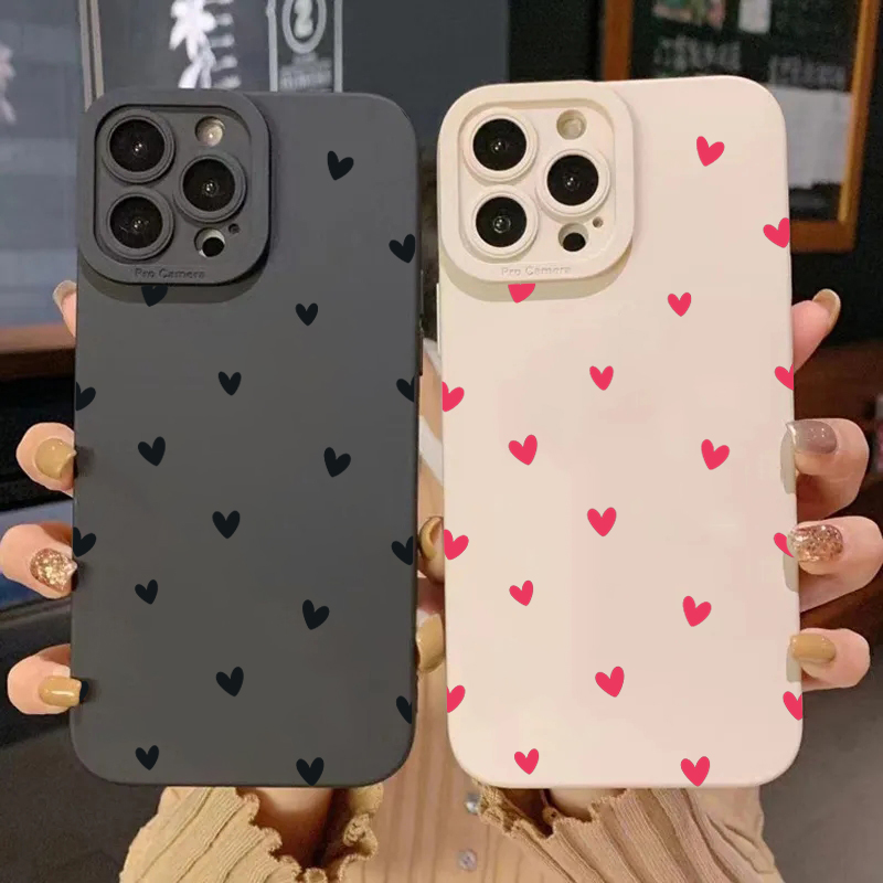 Black Love Heart Protector Pho - Samsung Galaxy A55 recension och pris