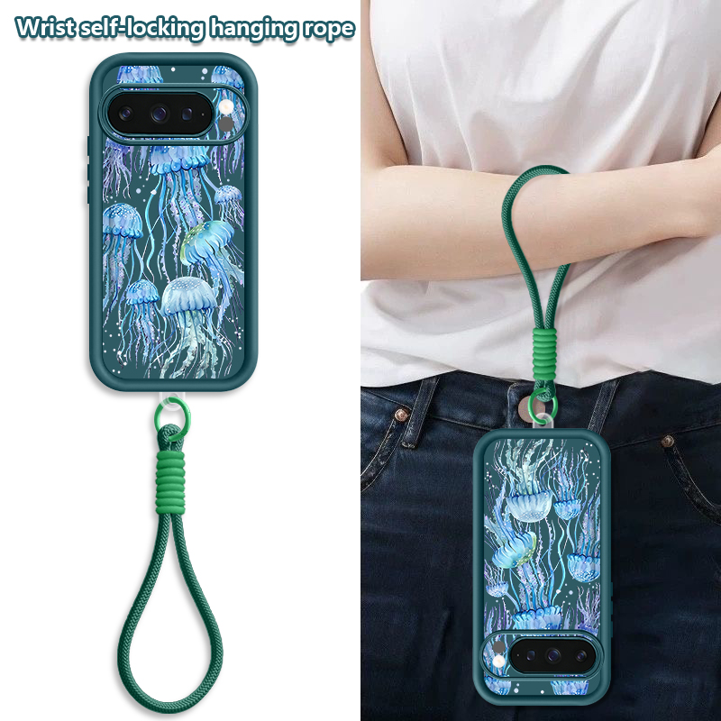 Humpback Whale Print Wrist Str - Google Pixel 8A recension och pris