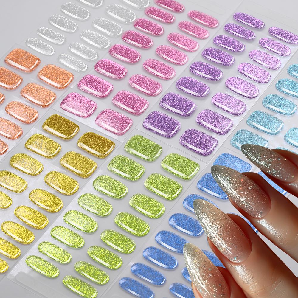 16Tips Colorful Glitter Semi C - Full Cover Adhesive recension och pris