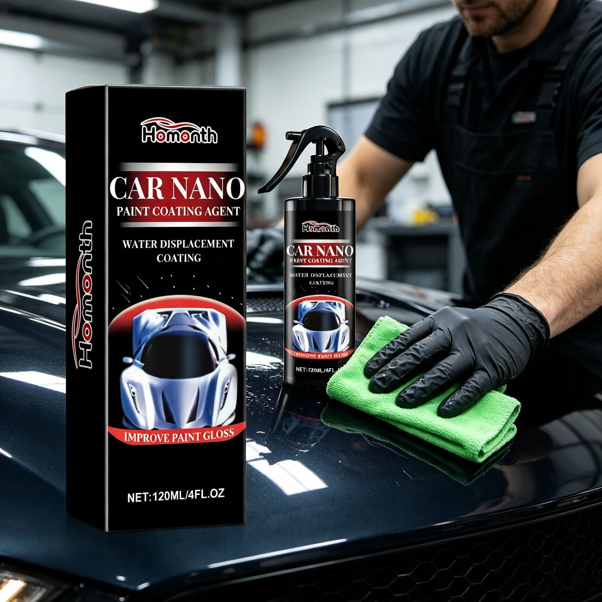 Homonth Car Nano Coating Spray - Nano Liquid Coating recension och pris