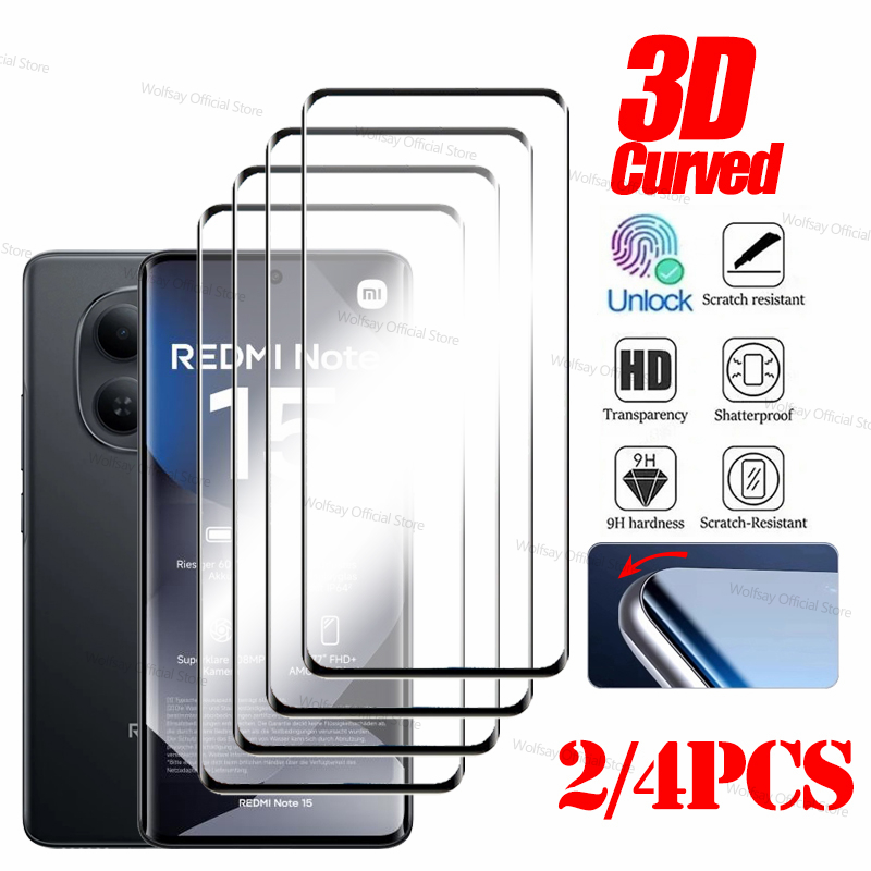 2/4 PCS 3D Curved Edge Glass F - Curved Edge Screen recension och pris