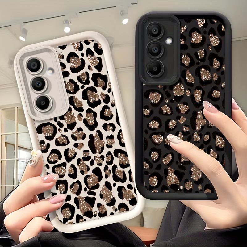 Glitter Leopard Print Silicone - Samsung Galaxy A55 recension och pris