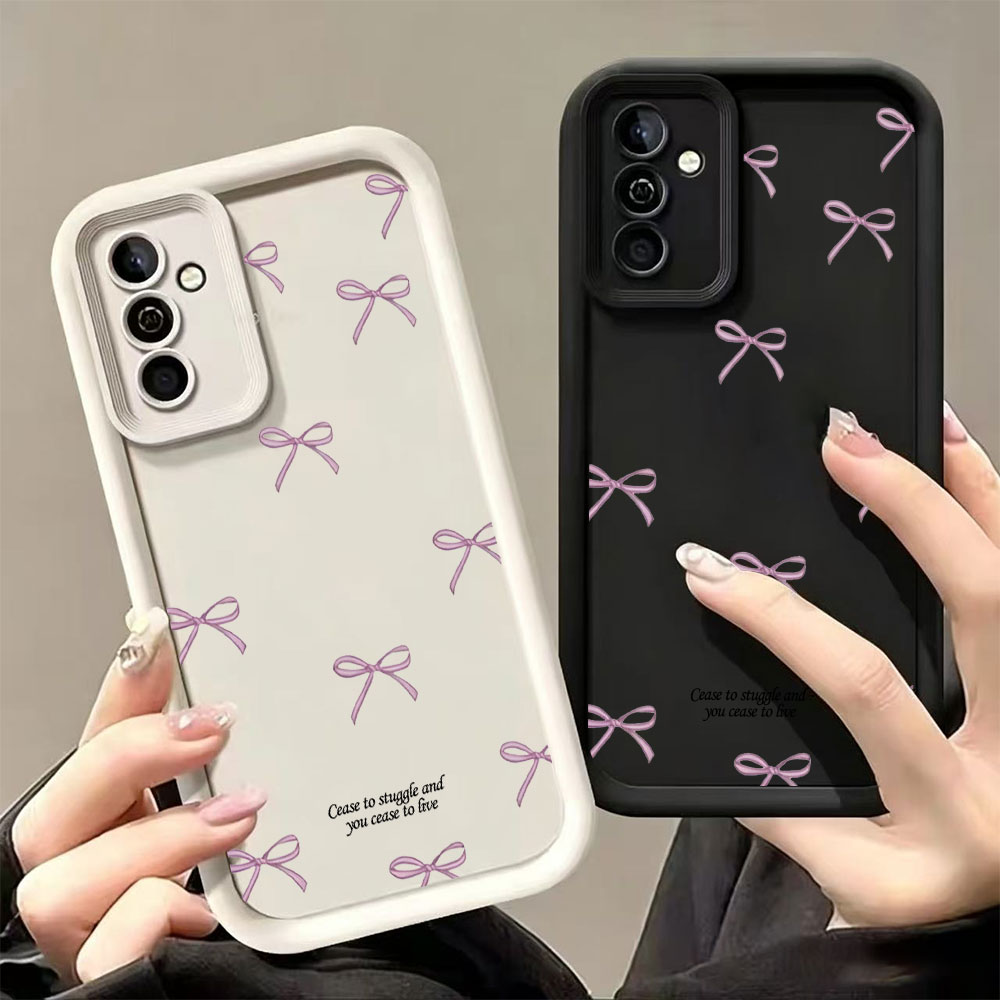 Pink Bow Print Soft TPU Phone  - Samsung Galaxy S25 recension och pris