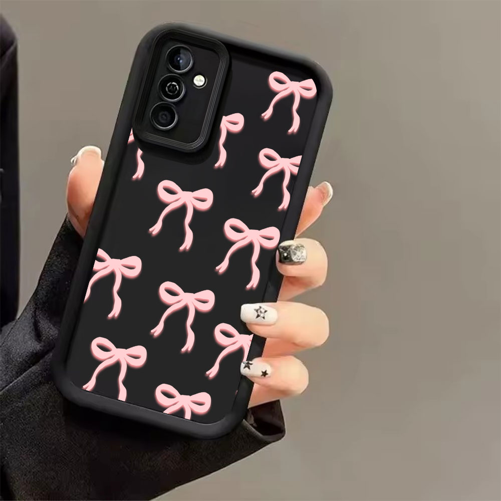 Pink Bow Print Soft TPU Phone  - Samsung Galaxy S25 recension och pris