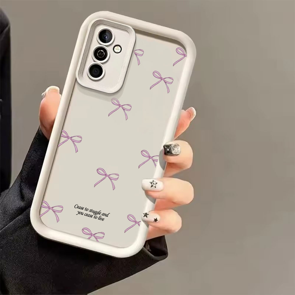 Pink Bow Print Soft TPU Phone  - Samsung Galaxy S25 recension och pris