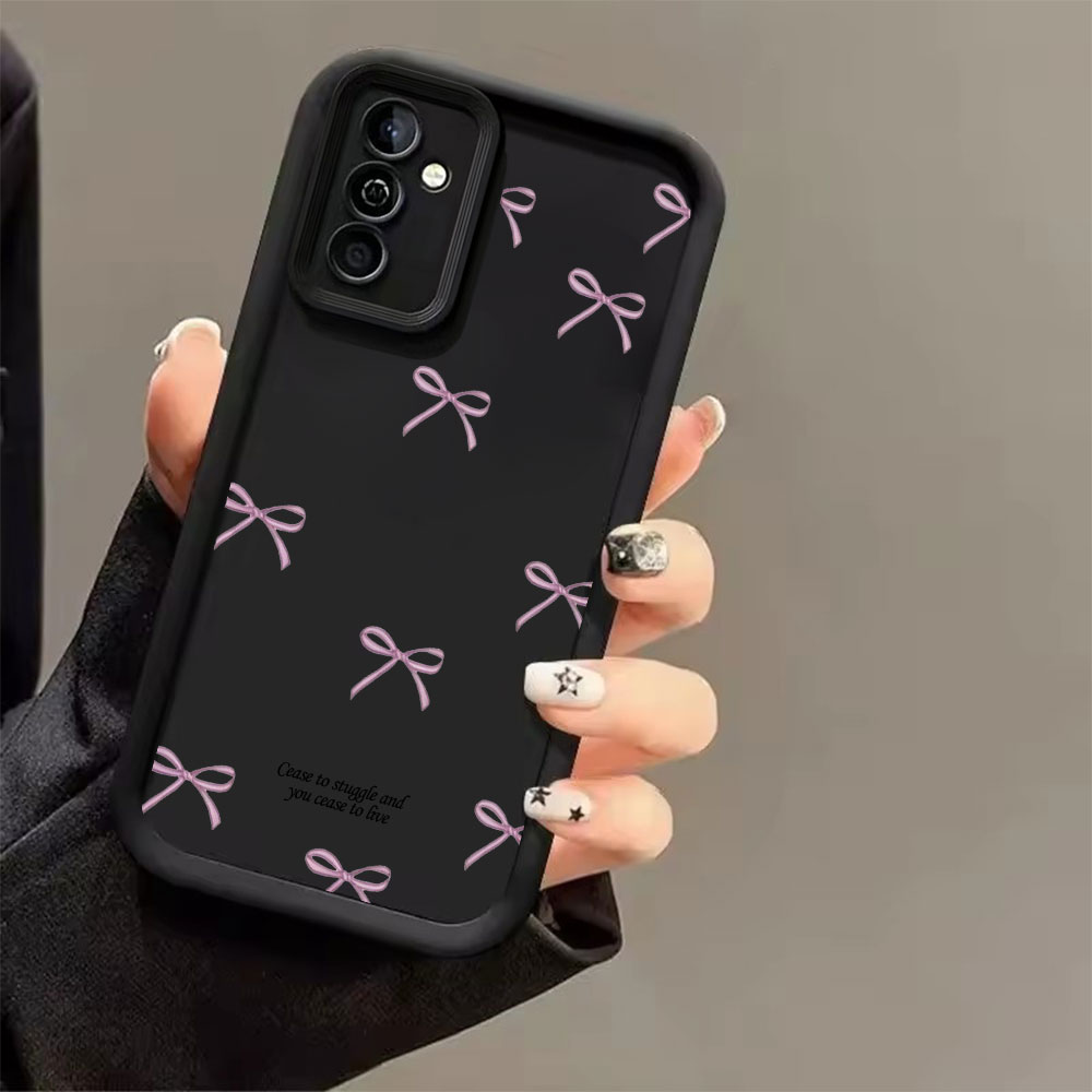 Pink Bow Print Soft TPU Phone  - Samsung Galaxy S25 recension och pris