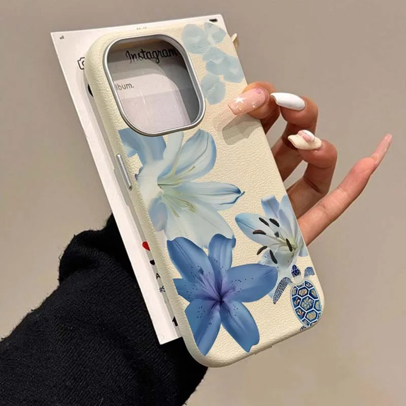 Elegant Blue Lily Fashion Patt - Xiaomi Redmi Note 13 recension och pris