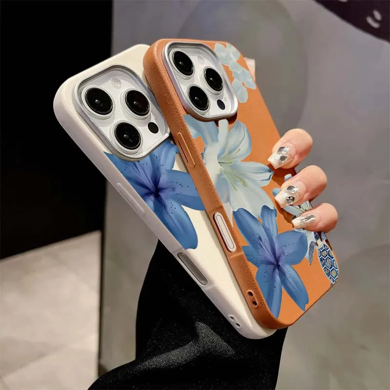 Elegant Blue Lily Fashion Patt - Xiaomi Redmi Note 13 recension och pris