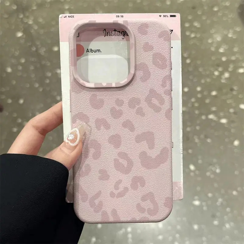 Pink Leopard Print Lichee Patt - Xiaomi Redmi Note 14 recension och pris