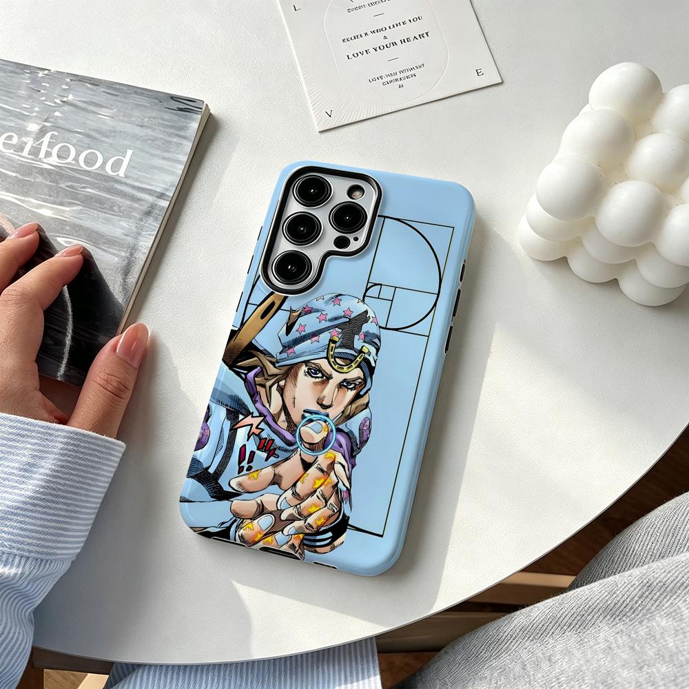 Hot cool Anime J-JOJO Steel Ba - Samsung Galaxy S25 recension och pris