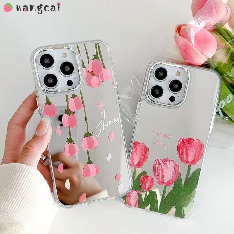 Tulips Plating Mirror Phone Ca - Realme Gt 6 recension och pris
