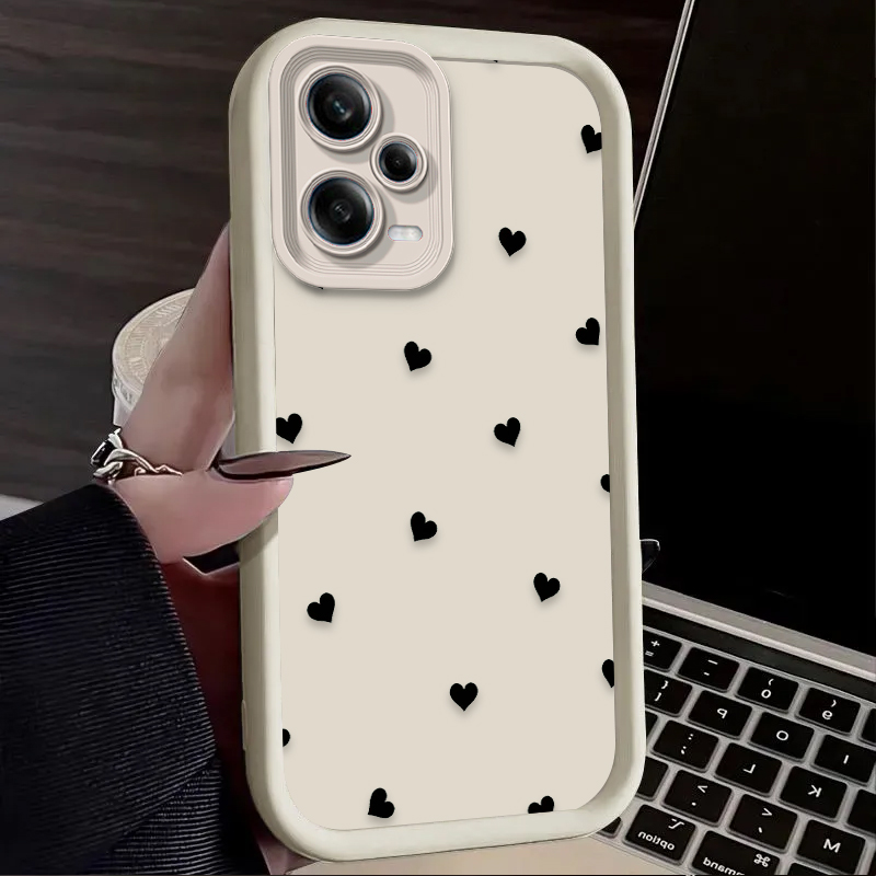 Black Love Heart Bowknot Phone - Xiaomi Redmi Note 13 recension och pris