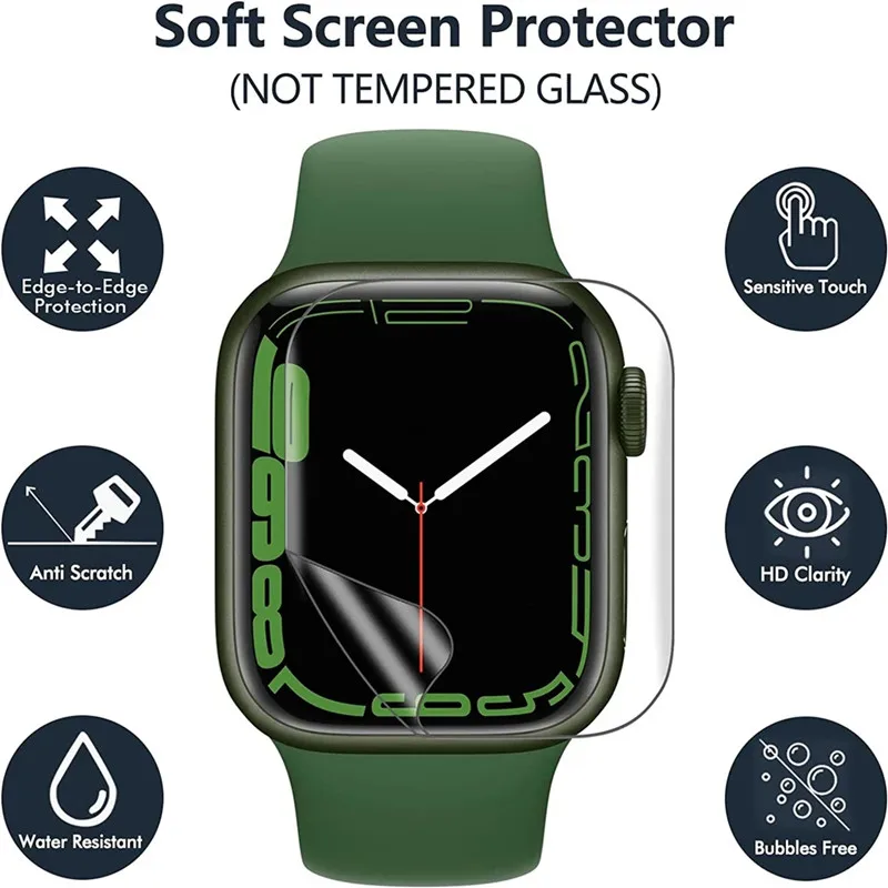 3PCS Hydrogel Film for Apple W - Hydrogel Screen Protector recension och pris