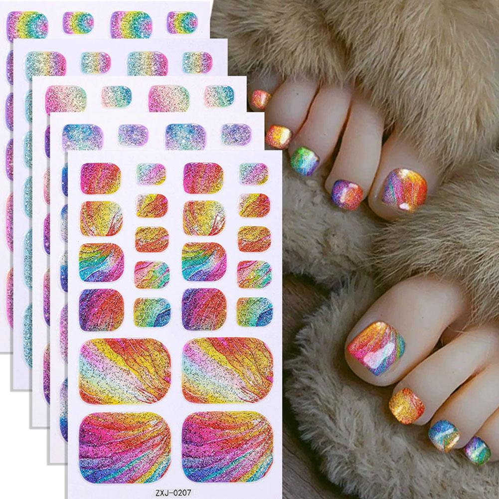 Rainbow Glitter Color Self-adh - Full Cover Adhesive recension och pris