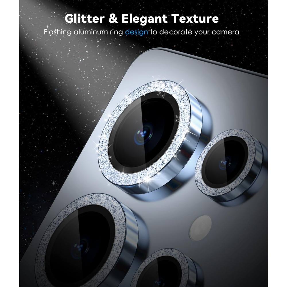 9H HD Tempered Glass Glitter C - Tempered Glass Screen 9H recension och pris